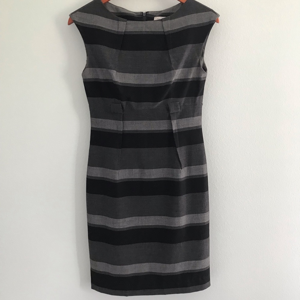 Calvin Klein black and grey dress size 2